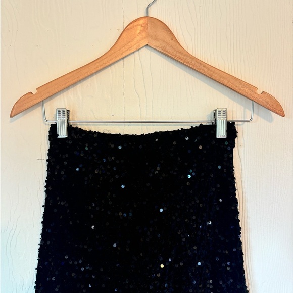 ✨ Handmade Sequin Pants High Waisted Palazzo - Picture 16 of 17